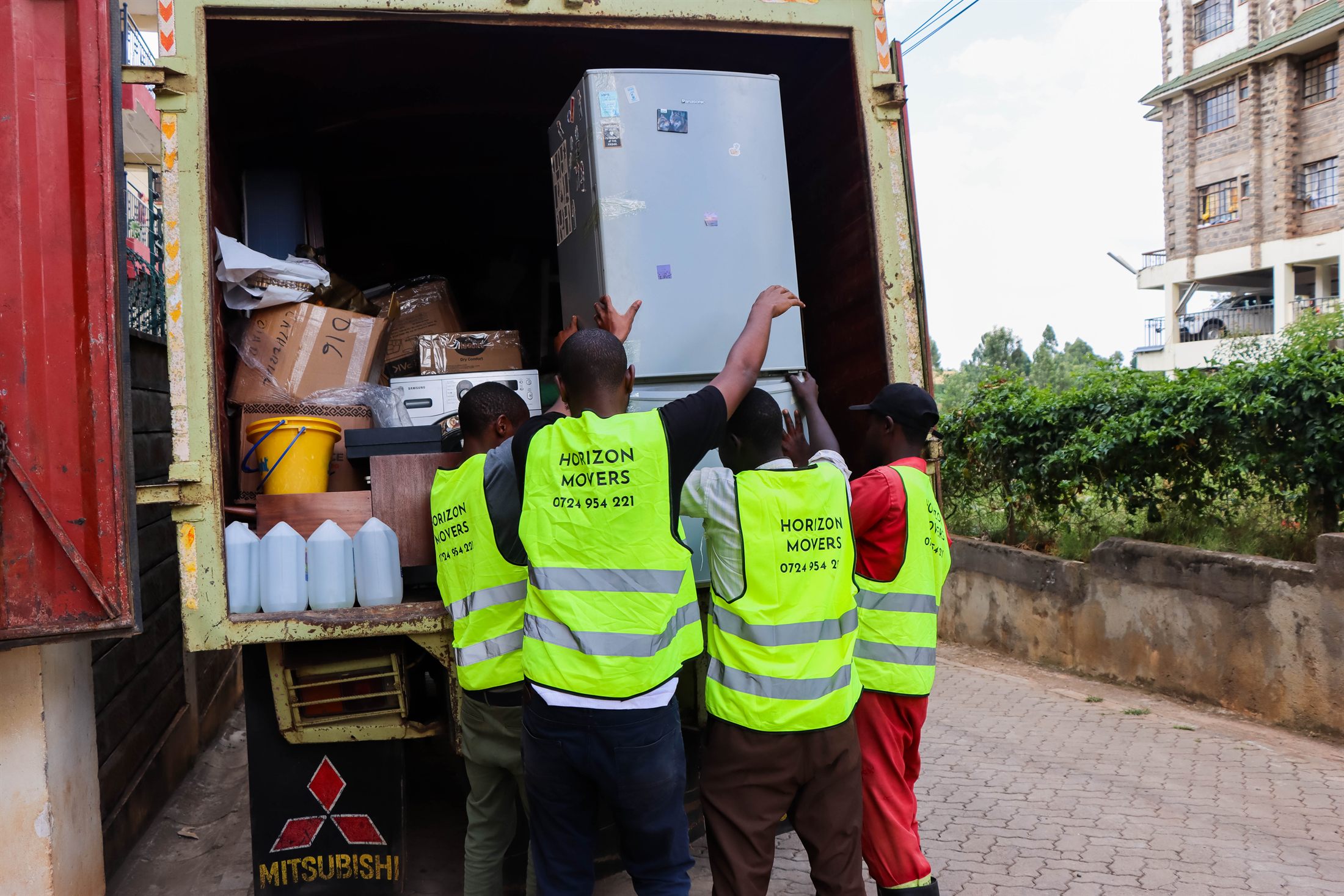 Horizon Movers team loading a truck